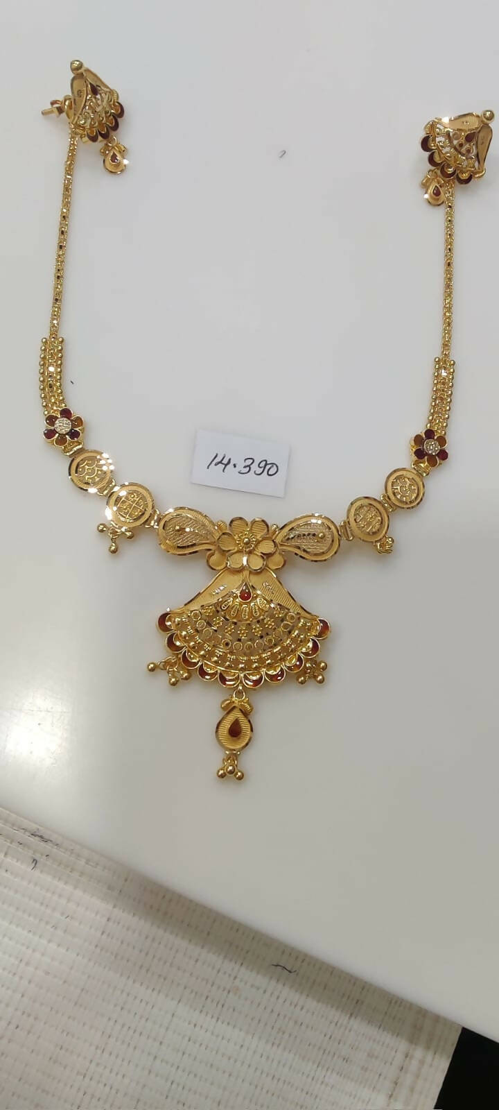 Gold Necklace Sarafa Bazar India