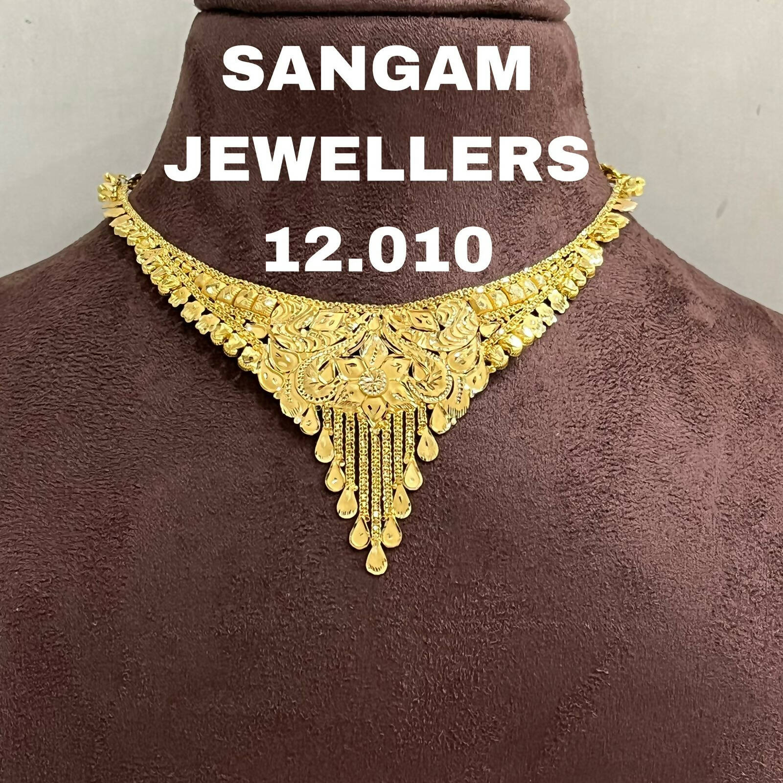 Gold Necklace Sarafa Bazar India