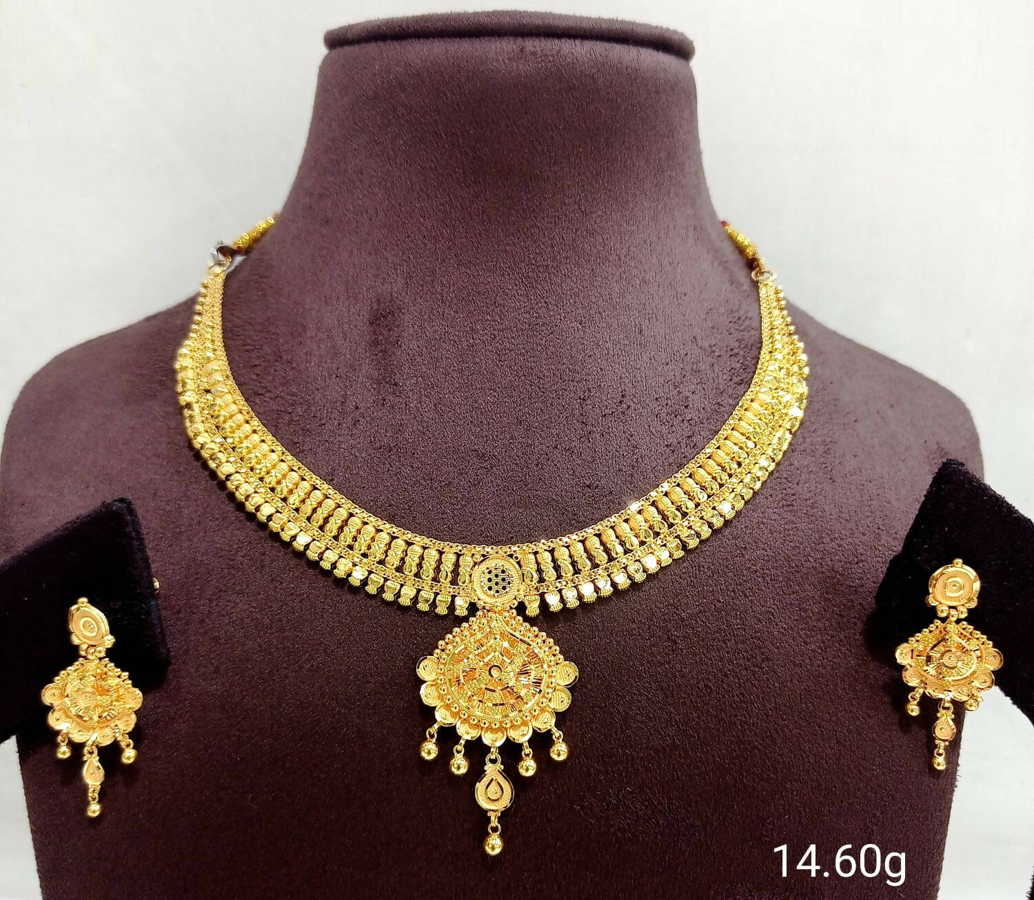 Gold Necklace Sarafa Bazar India