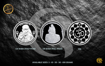 Dattatreya | Ayyappa | Surya Dev | Sai Baba | Silver Coins 999 | Omkar Mint Sarafa Bazar