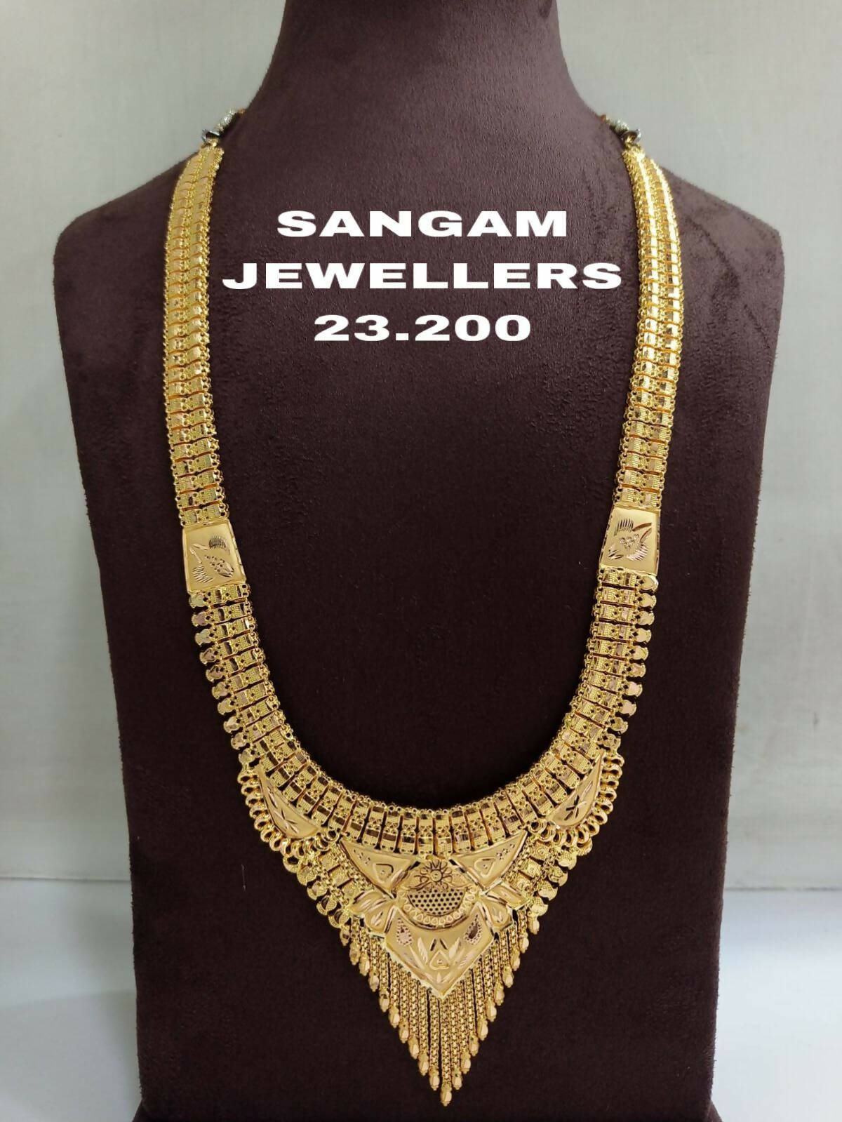 Gold Long Set Sarafa Bazar India