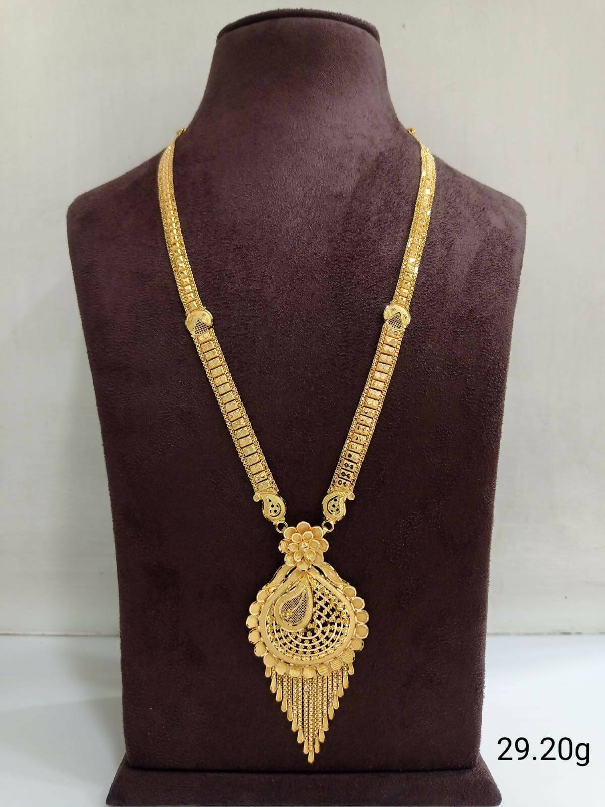 Gold Long Set Sarafa Bazar India