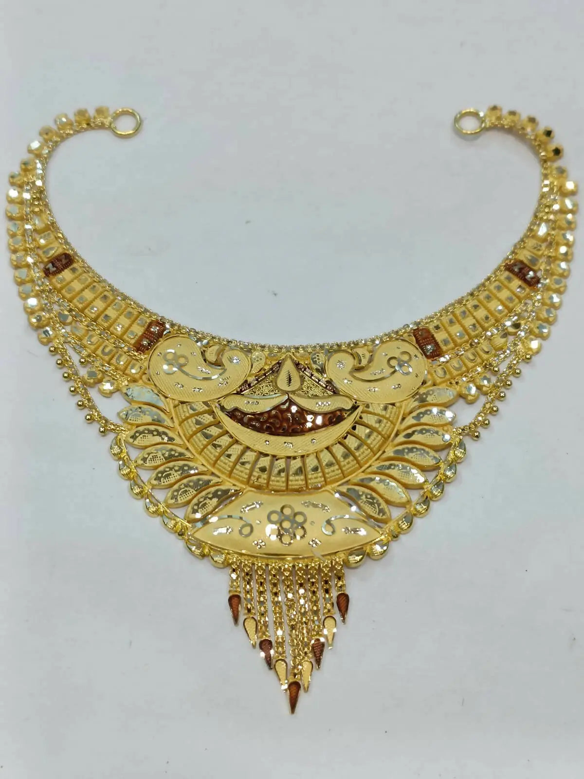 Gold Necklace Sarafa Bazar India