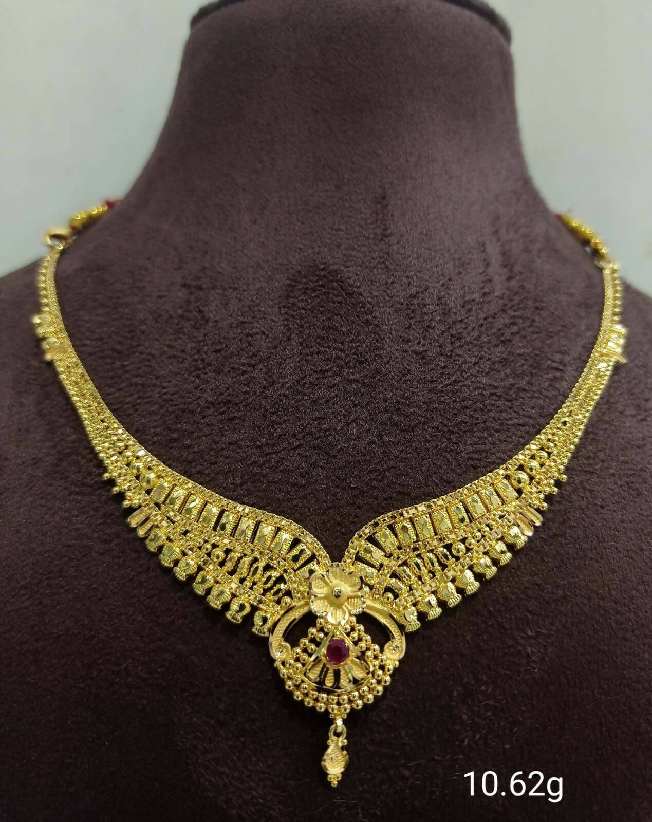 Gold Necklace Sarafa Bazar India