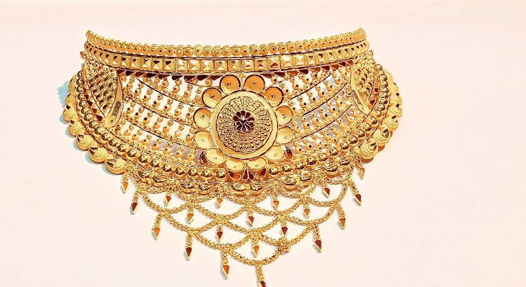 Gold Choker Sarafa Bazar India