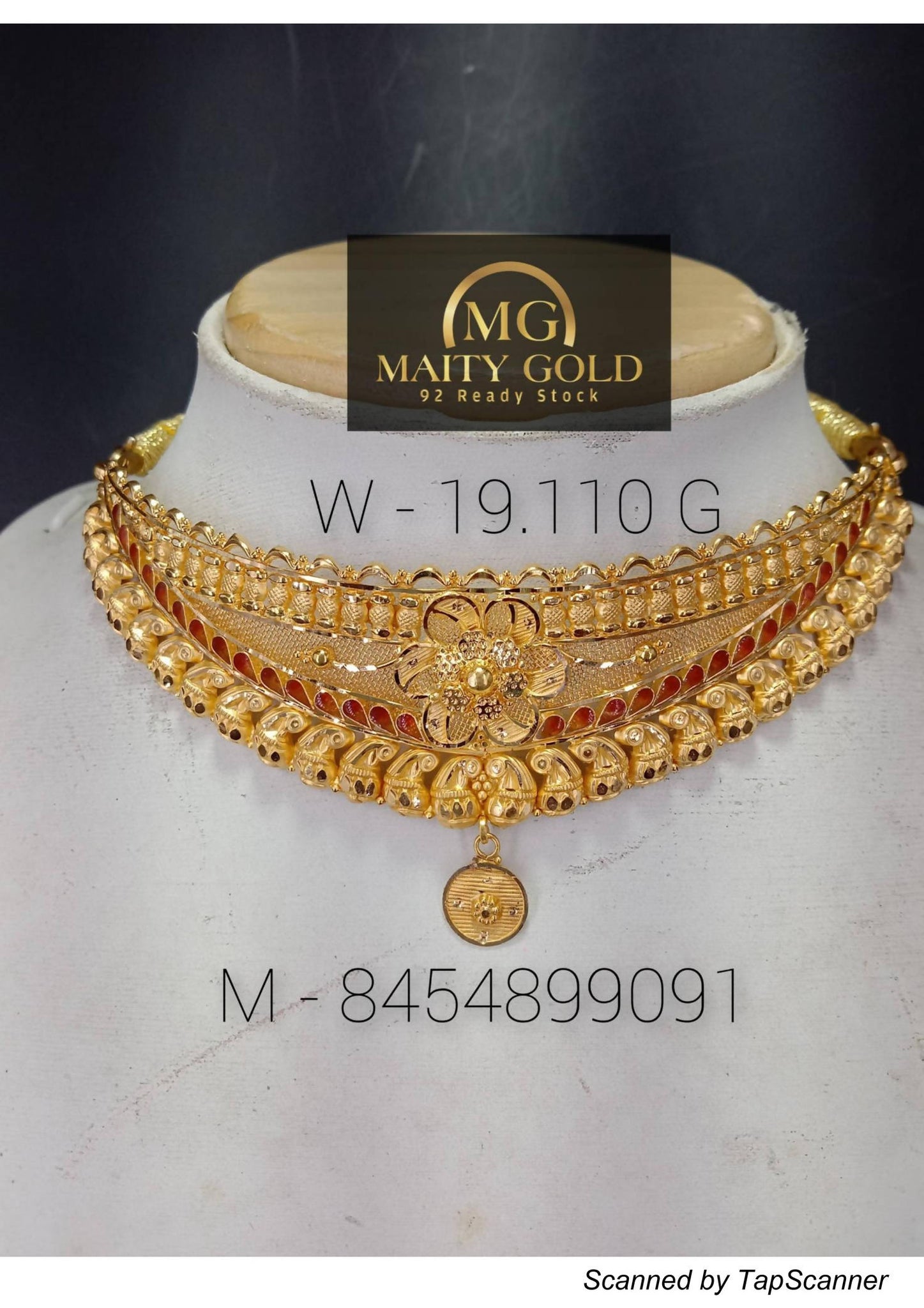 Gold Choker Sarafa Bazar India