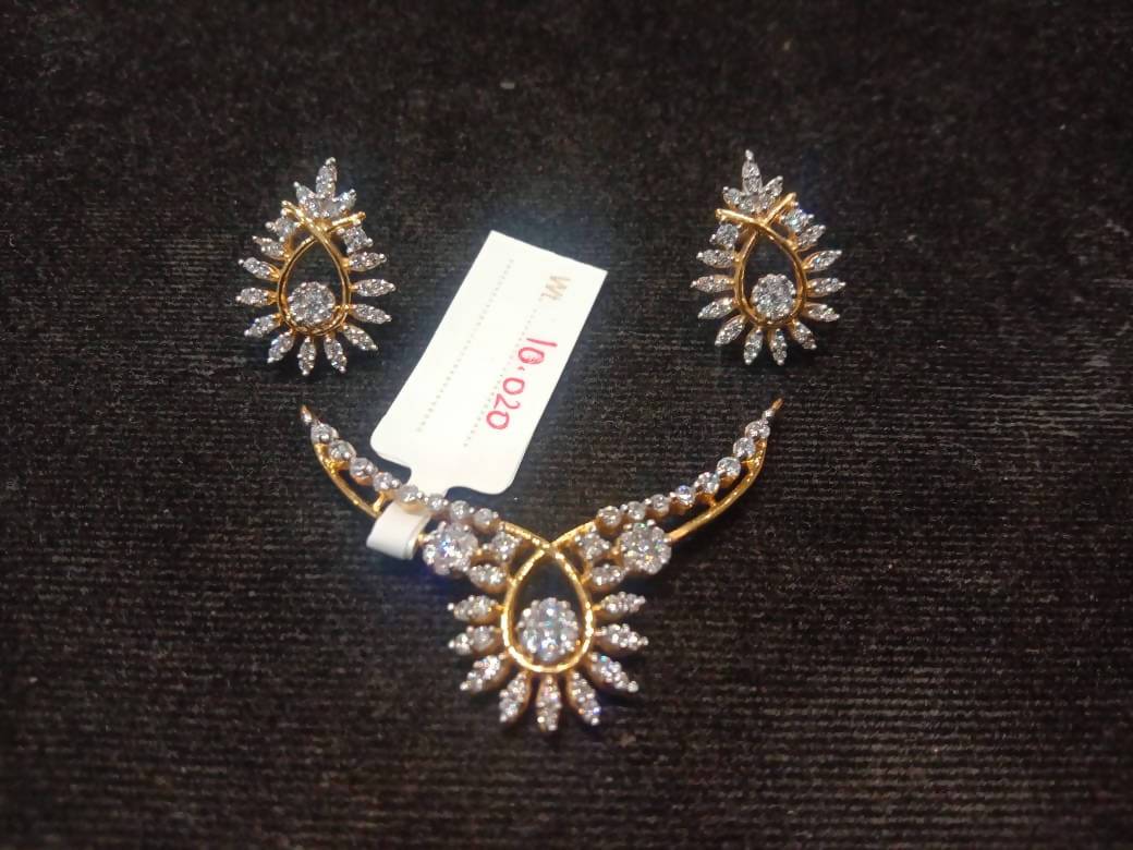 CZ Casting Mangalsutra Sarafa Bazar