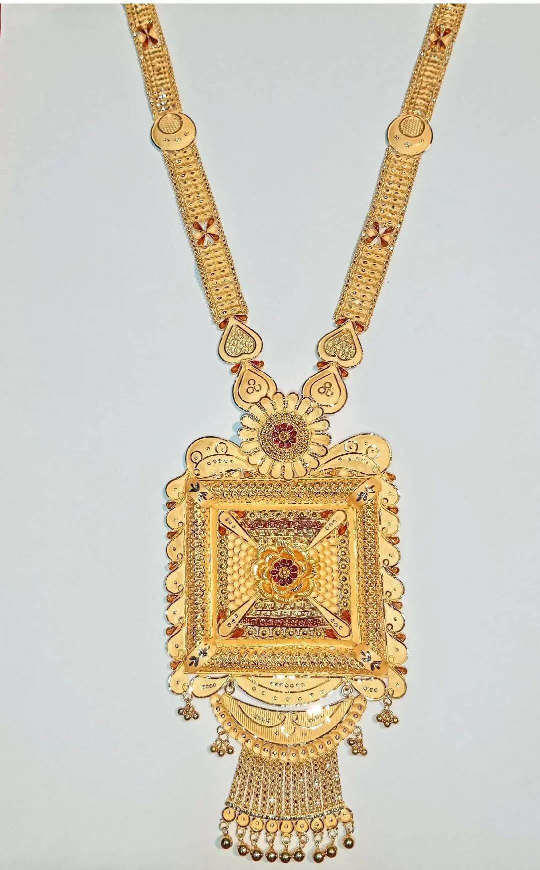 Gold Long Set Sarafa Bazar India