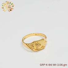 GRP-K-84 - Plain Gents Ring Sarafa Bazar India
