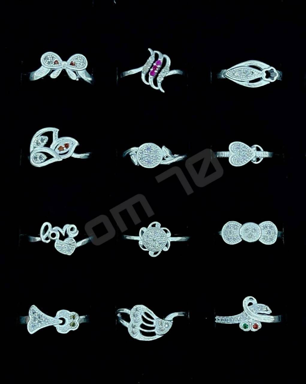 Silver Micro Rings Sarafa Bazar