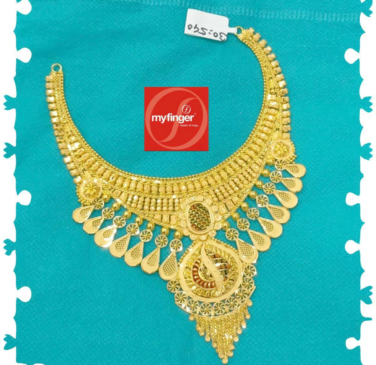 Gold Necklace Sarafa Bazar India