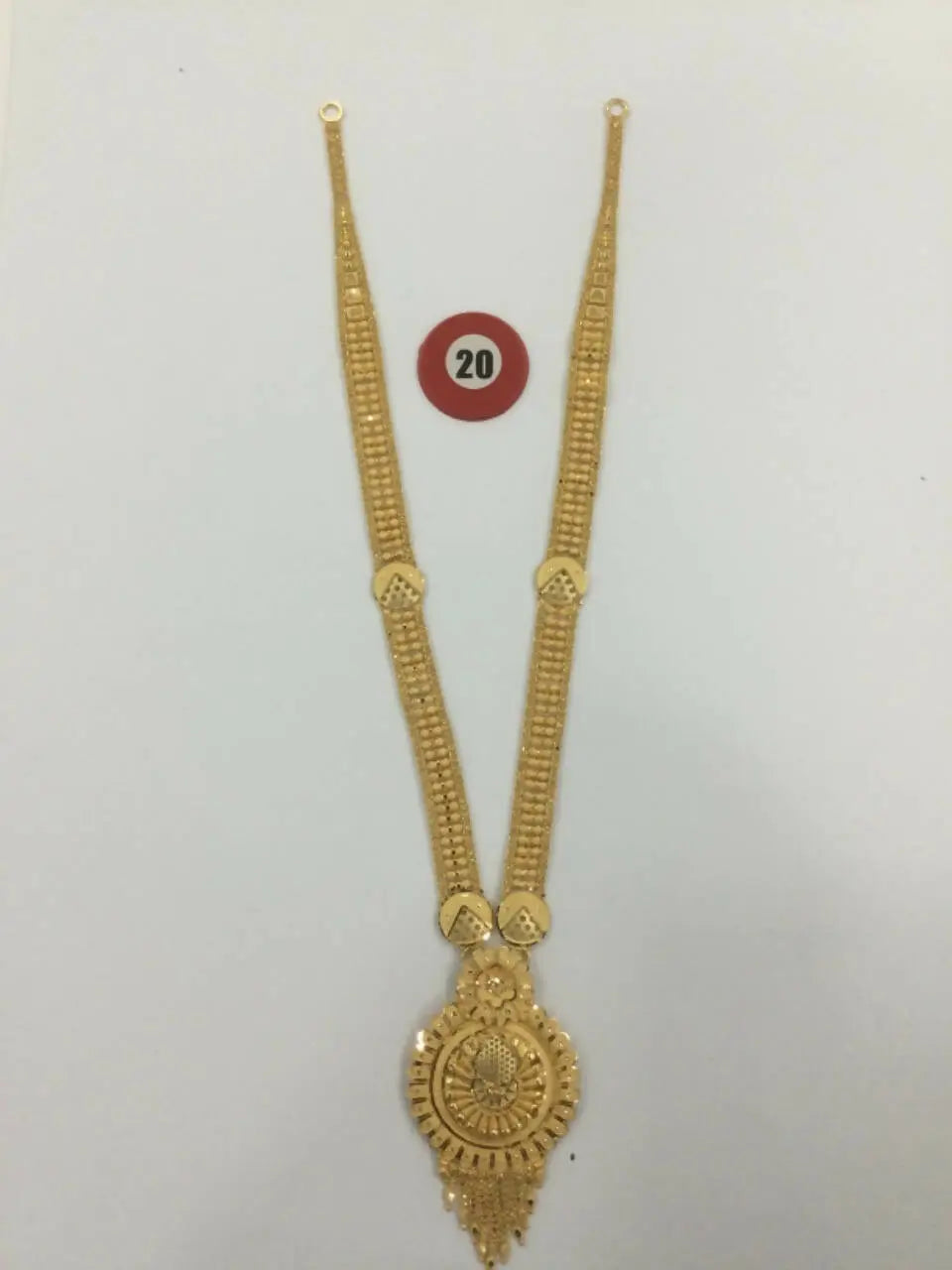 Gold Long Set Sarafa Bazar India