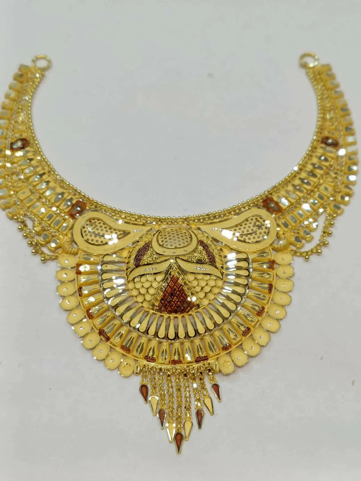 Gold Necklace Sarafa Bazar India