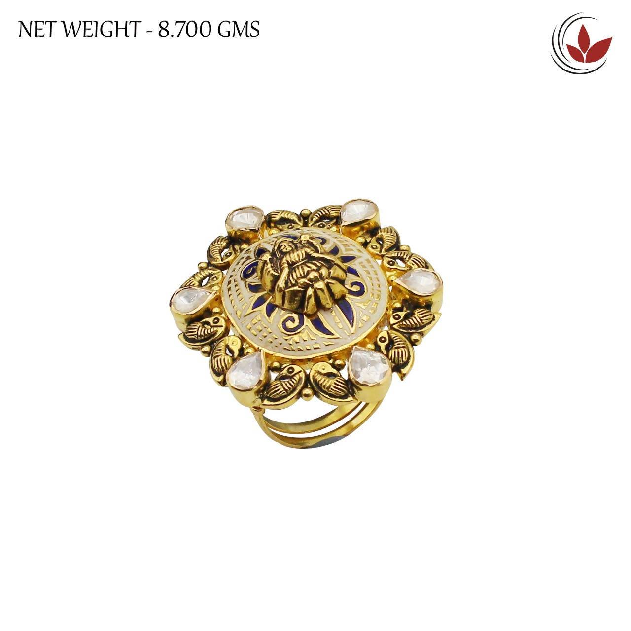 Antique Kundan Ring Sarafa Bazar