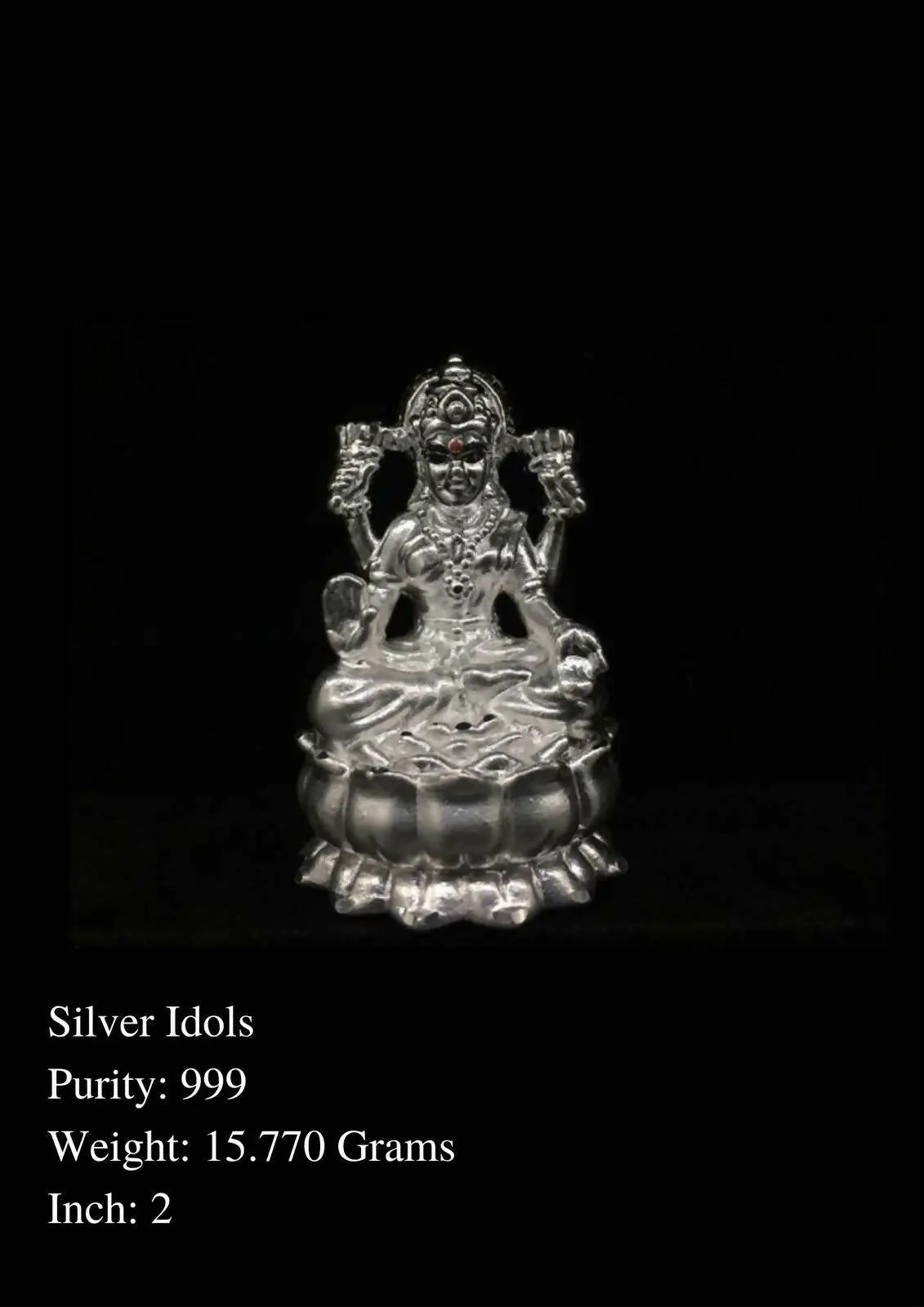 999 Silver Idols Sarafa Bazar India