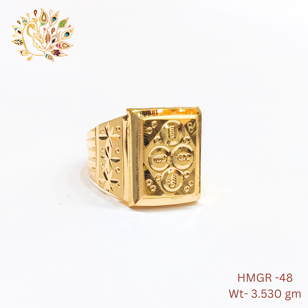 HMGR-48 - Handmade Gents Ring Sarafa Bazar India