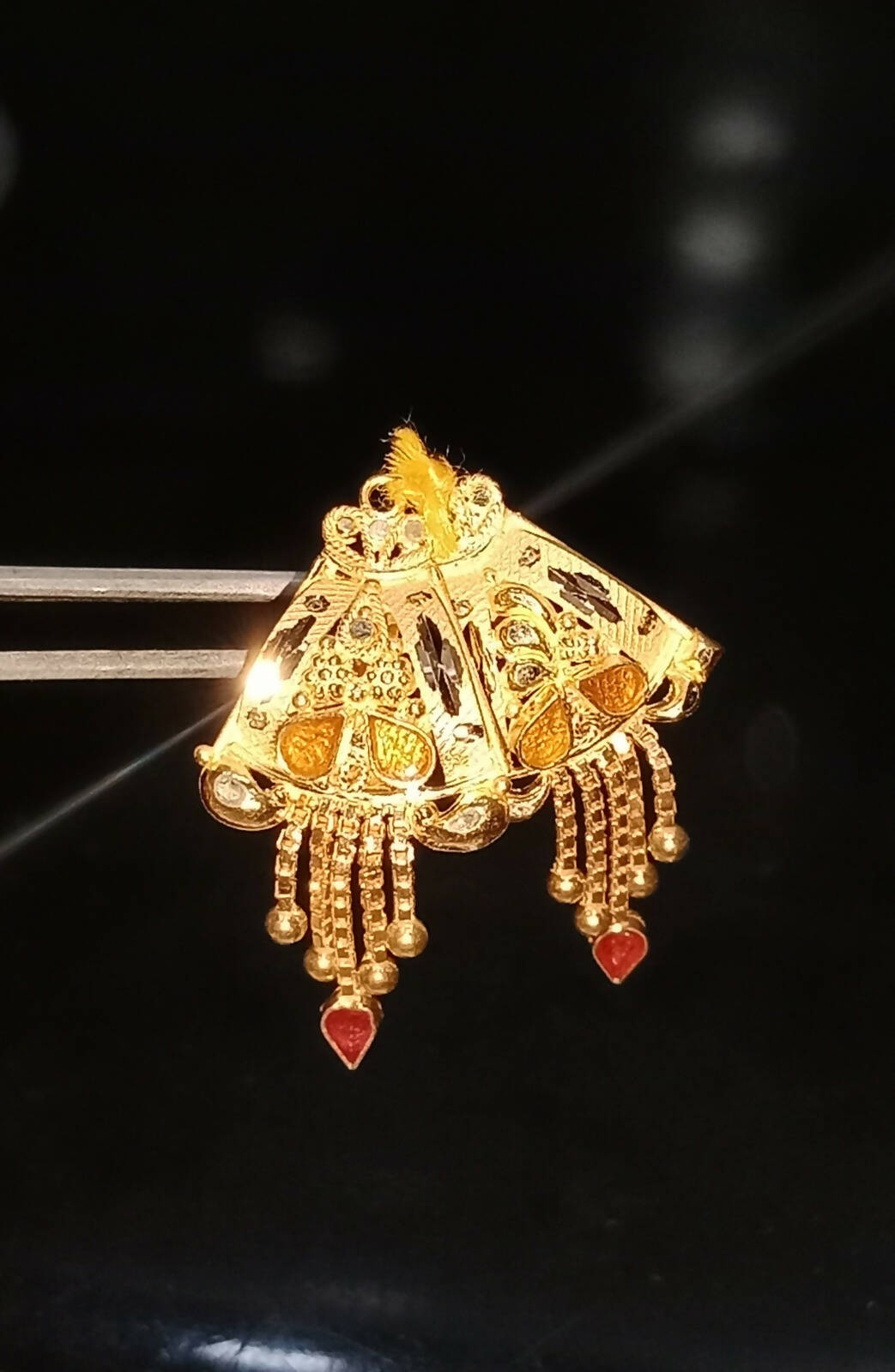 Gold Earring Sarafa Bazar India