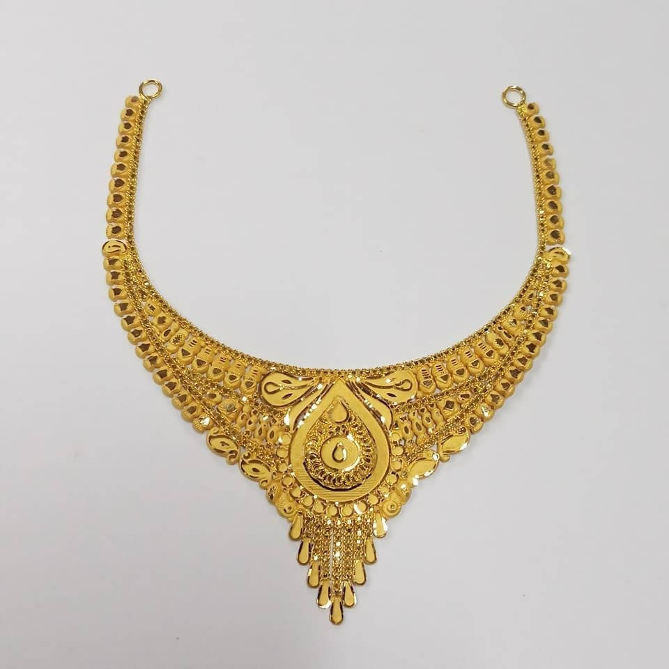 Gold Necklace Sarafa Bazar India