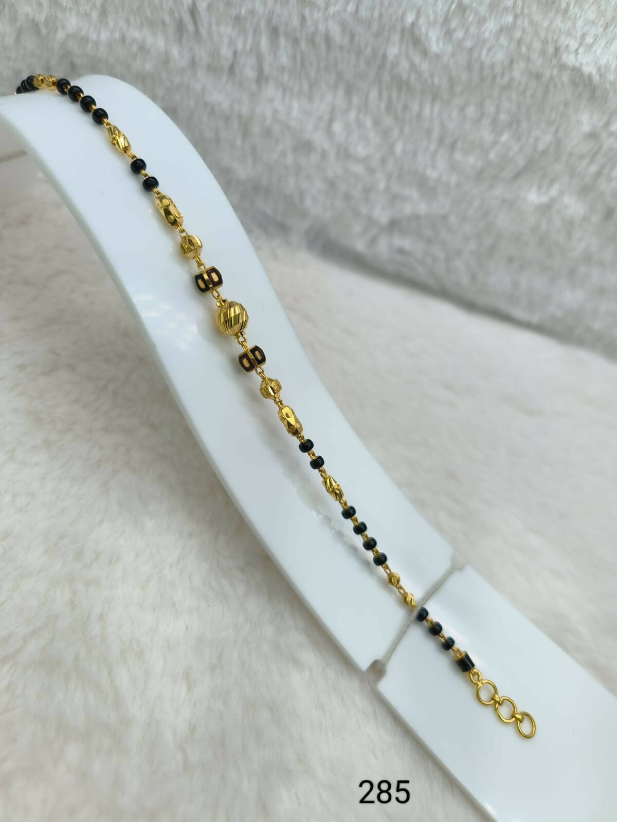 Gold Mangalutra Bracelet Sarafa Bazar India