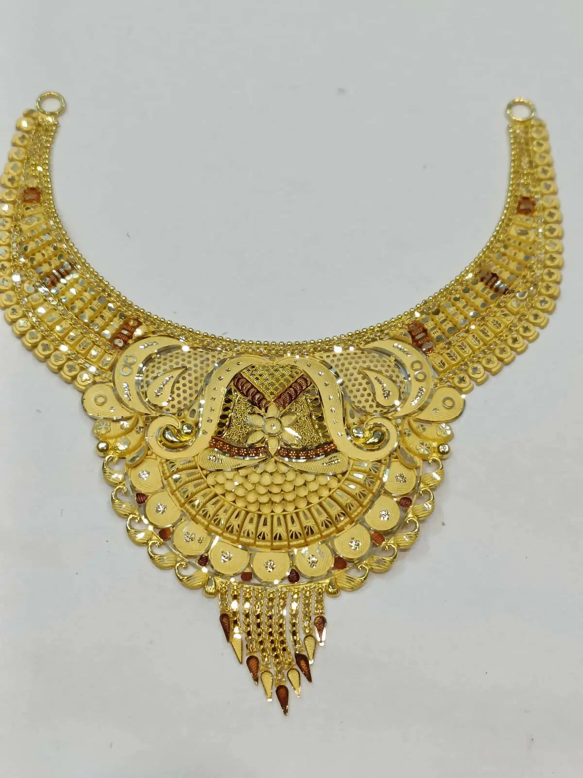 Gold Necklace Sarafa Bazar India