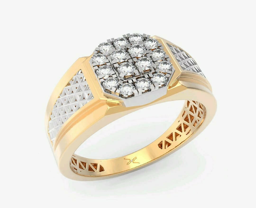 Diamond Gents Ring Sarafa Bazar India