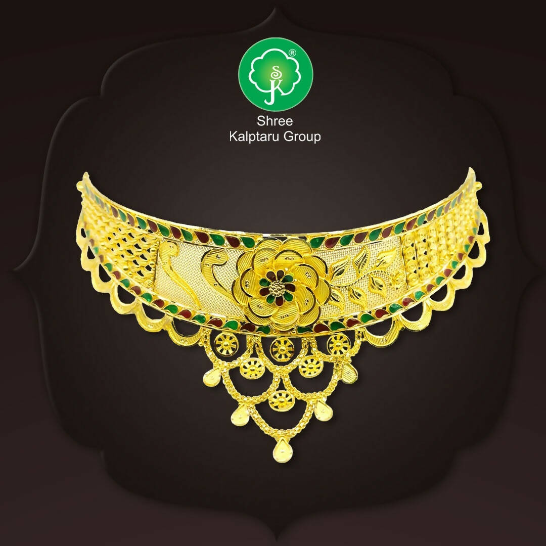 Gold Choker Sarafa Bazar India