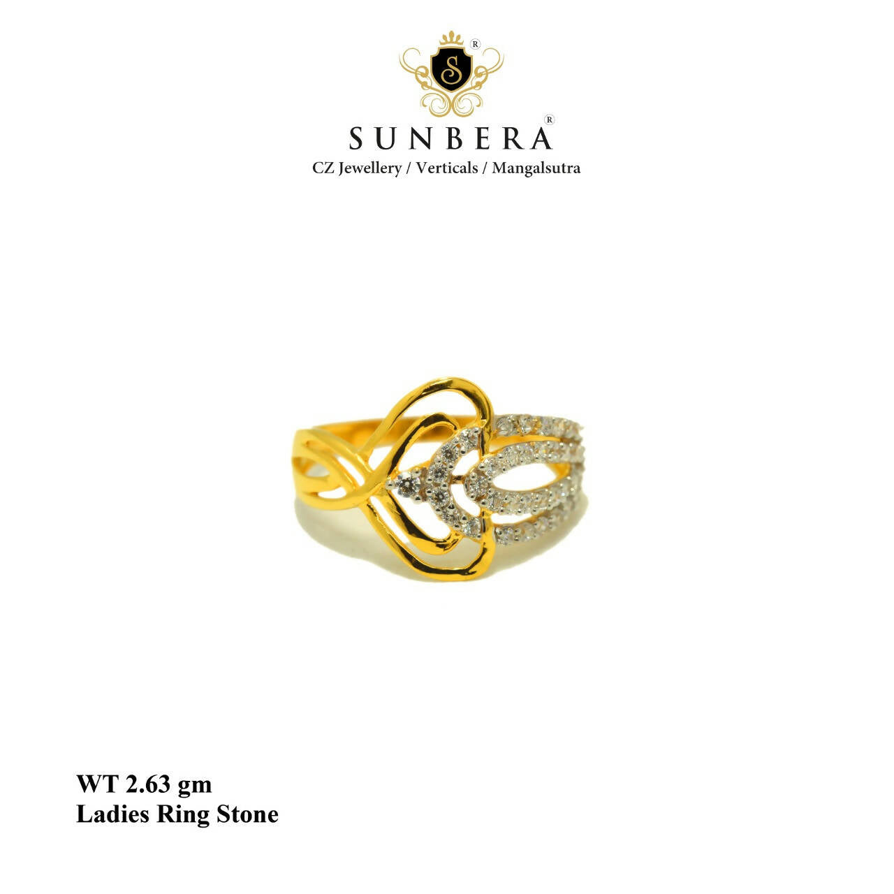 Ladies Stone Ring Sarafa Bazar India