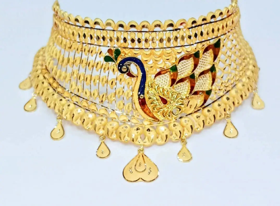 Gold Choker Sarafa Bazar India