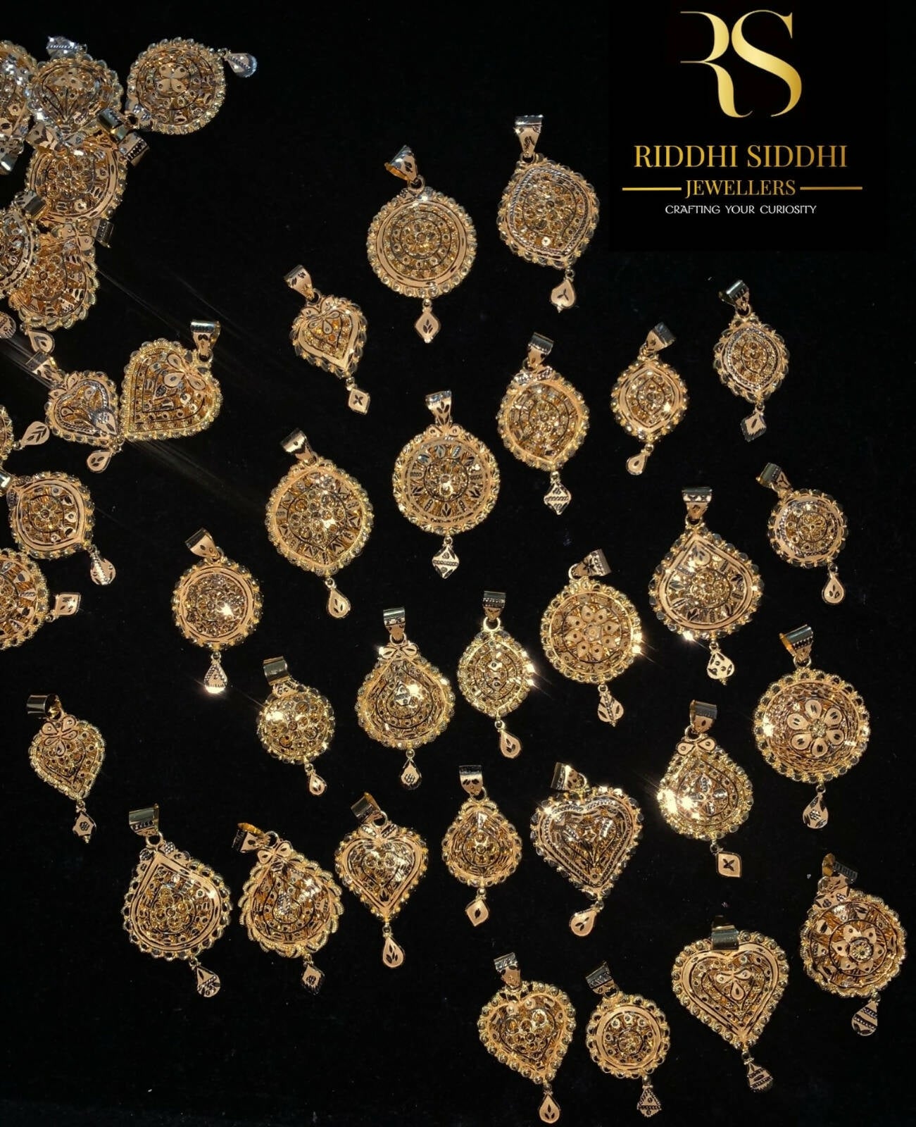 Gold Pendants Sarafa Bazar India