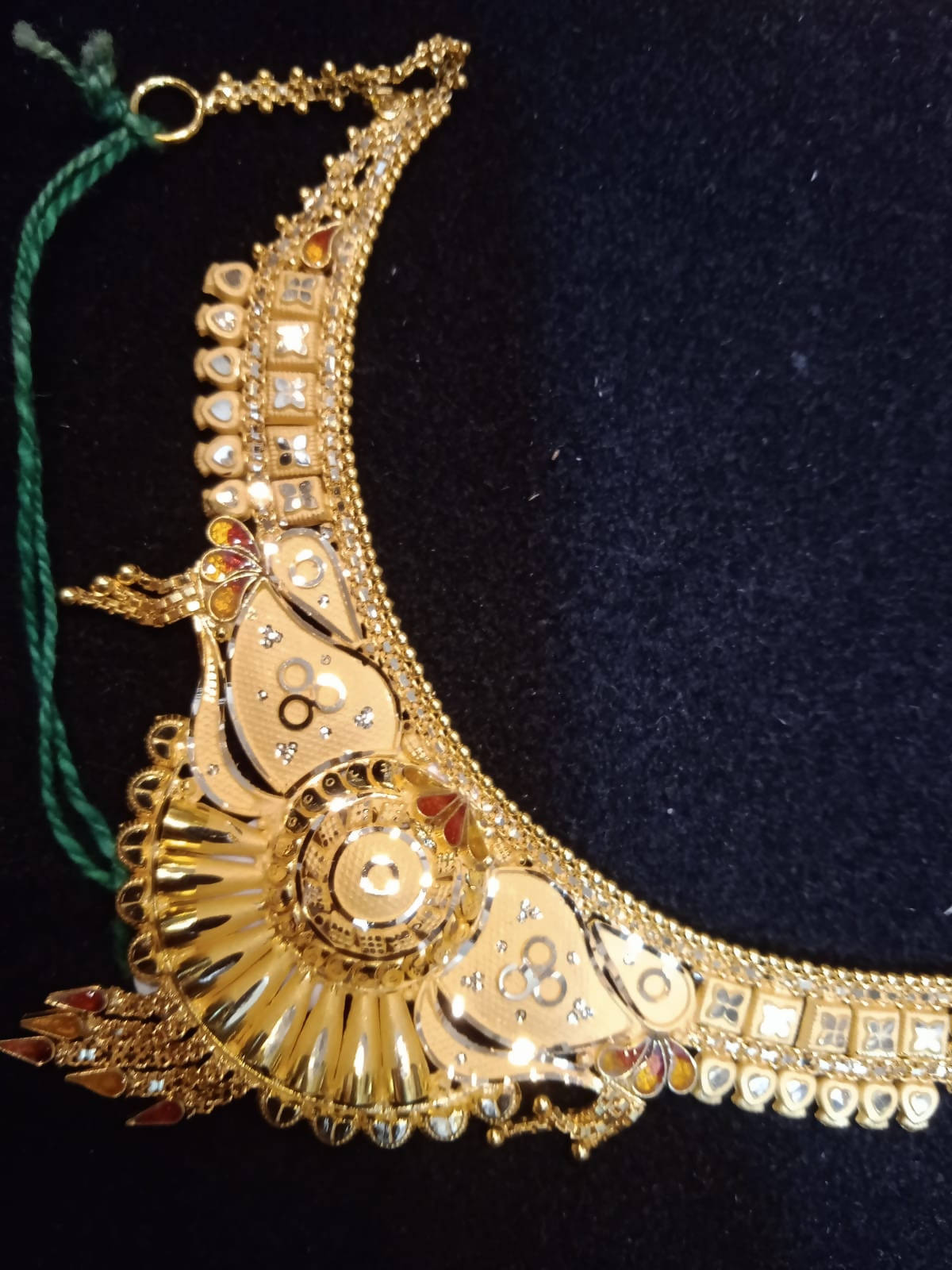 Gold Necklace Sarafa Bazar India