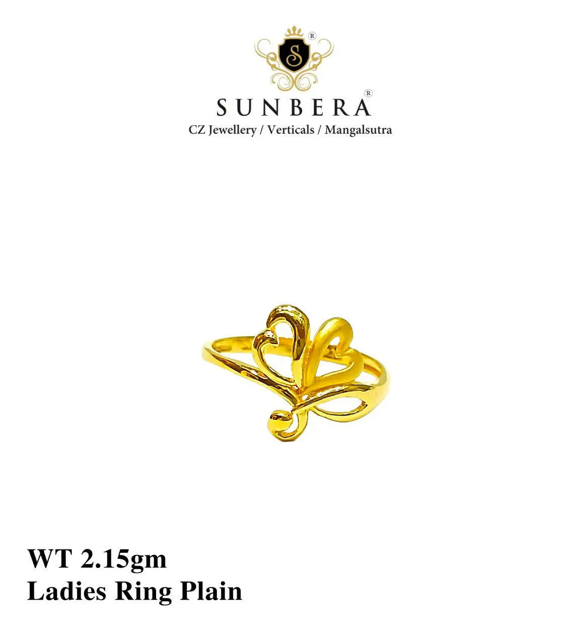 Ladies Ring Plain Sarafa Bazar India