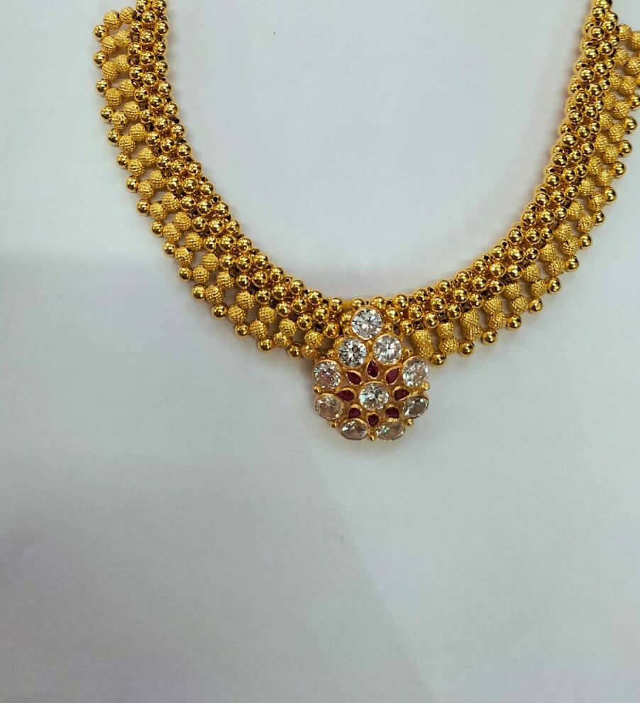 Ghalsari Light Weight Necklace Sarafa Bazar India