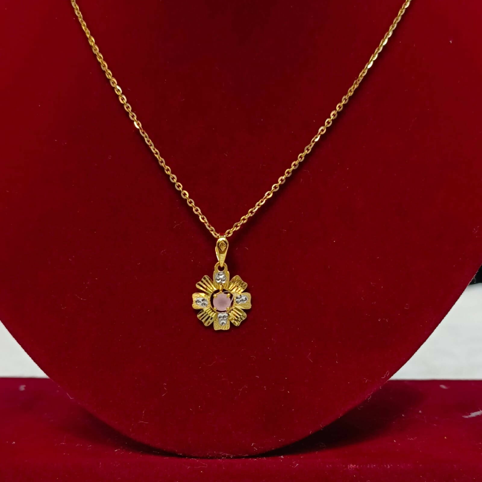 Turkish Italian Gold Pendant Sarafa Bazar India