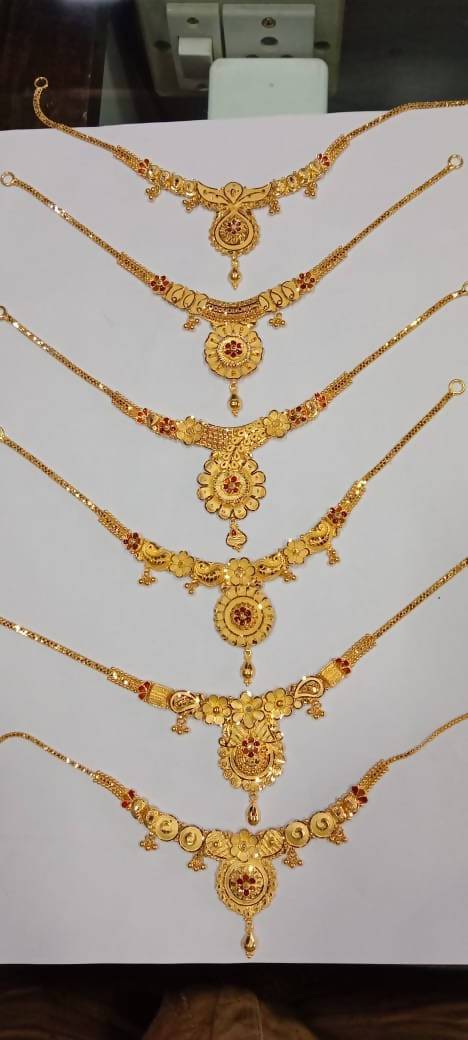 Gold Kanthi Set Sarafa Bazar