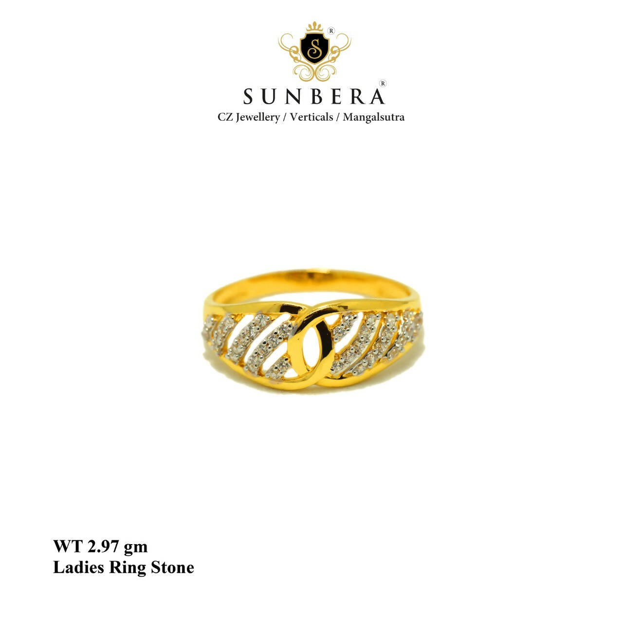 Ladies Stone Ring Sarafa Bazar India