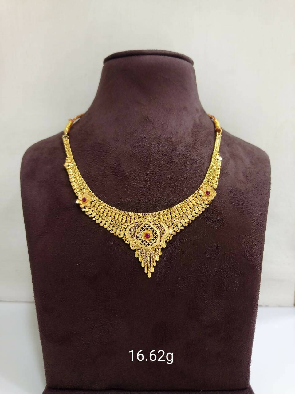 Gold Necklace Sarafa Bazar India