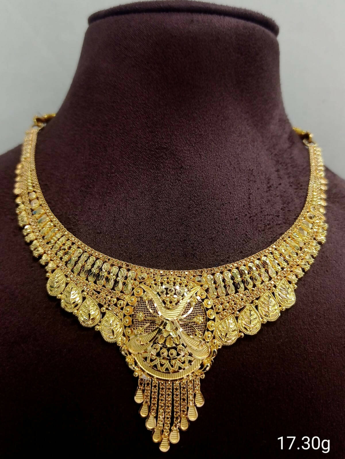 Gold Necklace Sarafa Bazar India