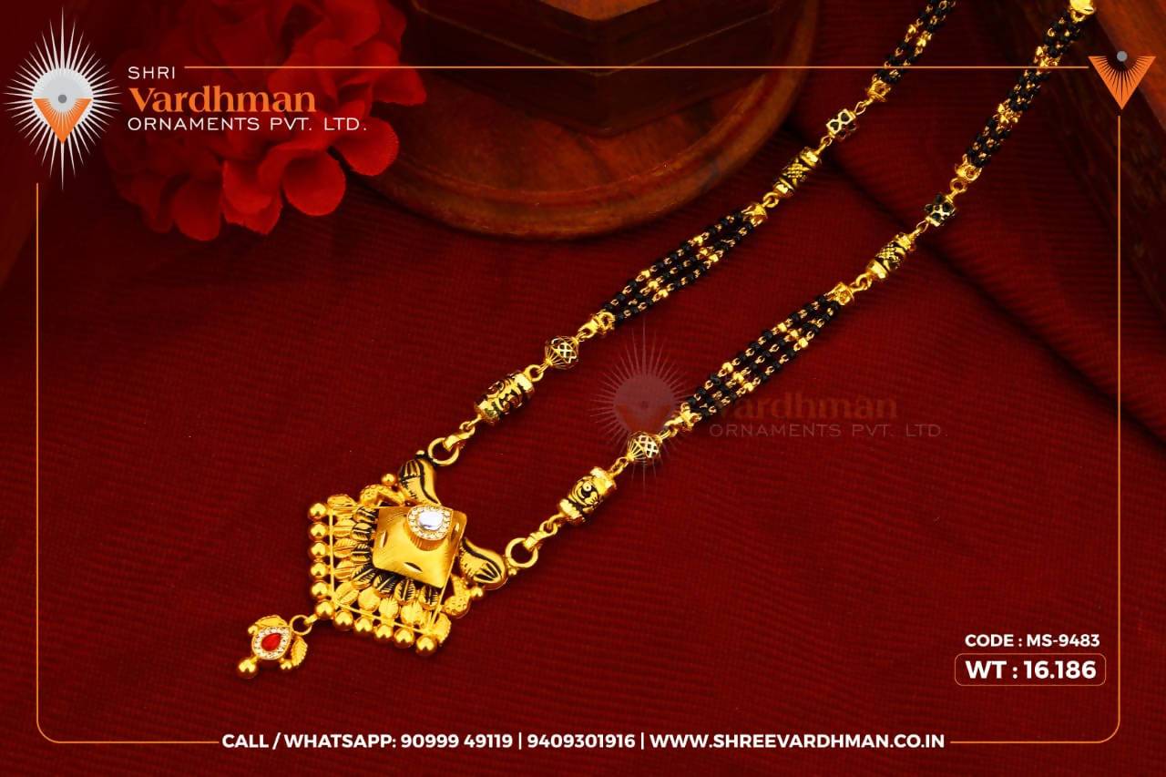 Antique Kundan Mangalsutra Sarafa Bazar