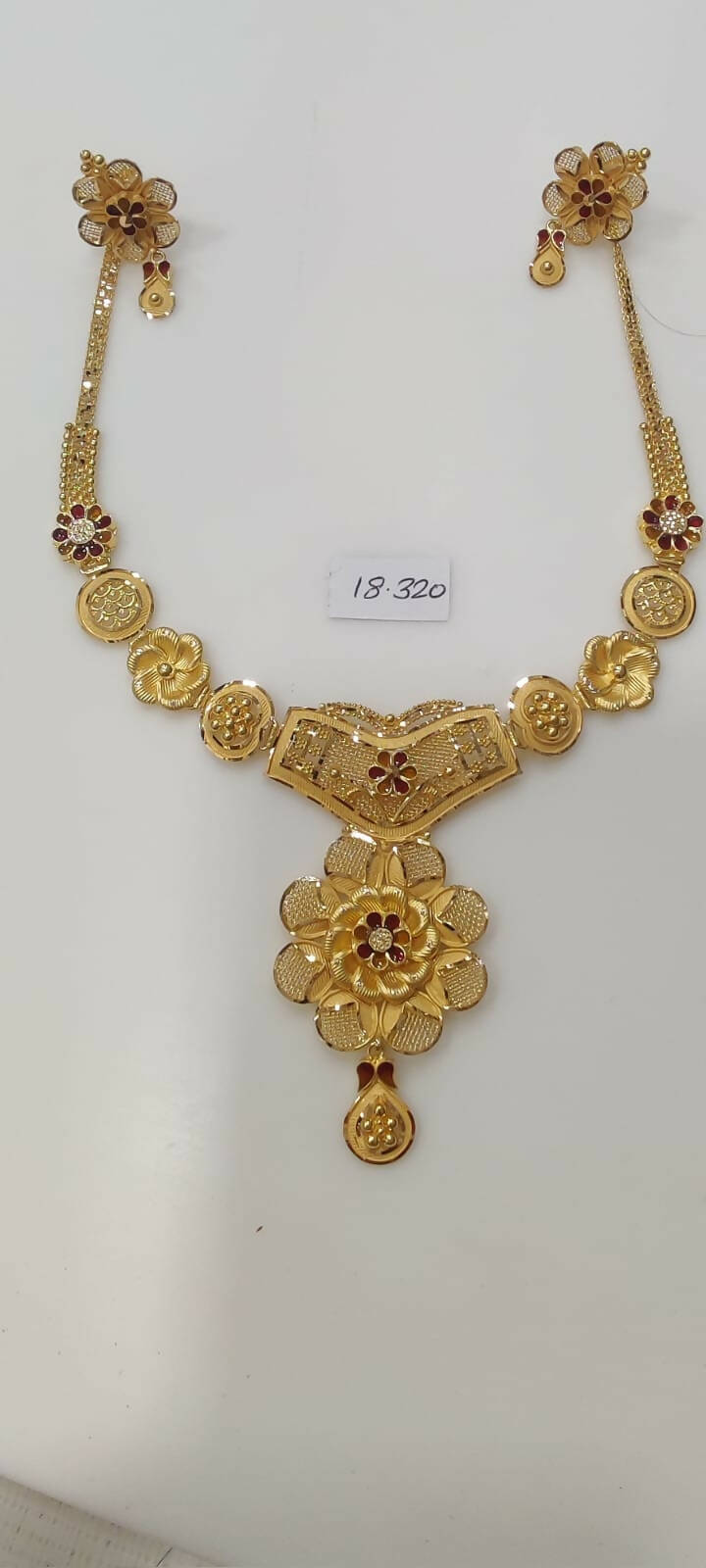 Gold Necklace Sarafa Bazar India