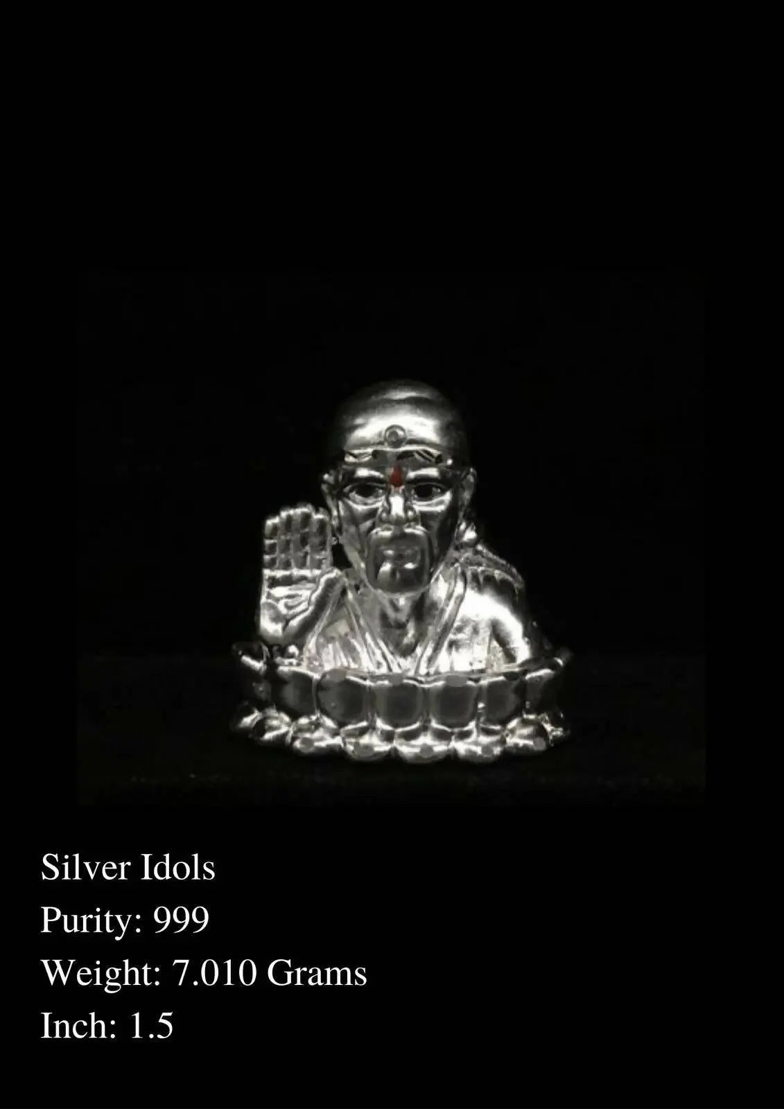 999 Silver Idols Sarafa Bazar India