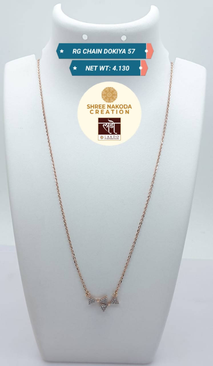 Rose Gold Dokiya Sarafa Bazar India