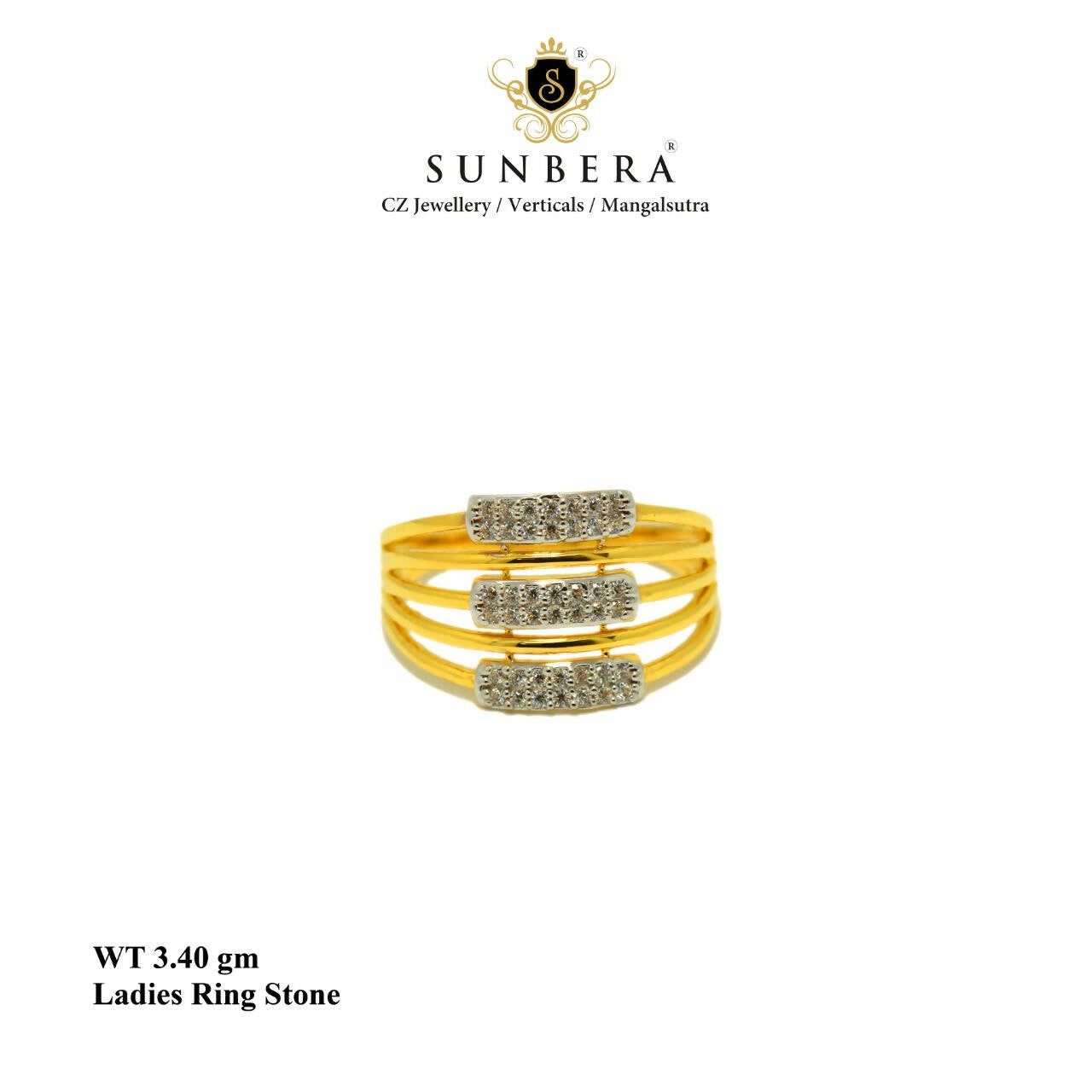 Ladies Stone Ring Sarafa Bazar India