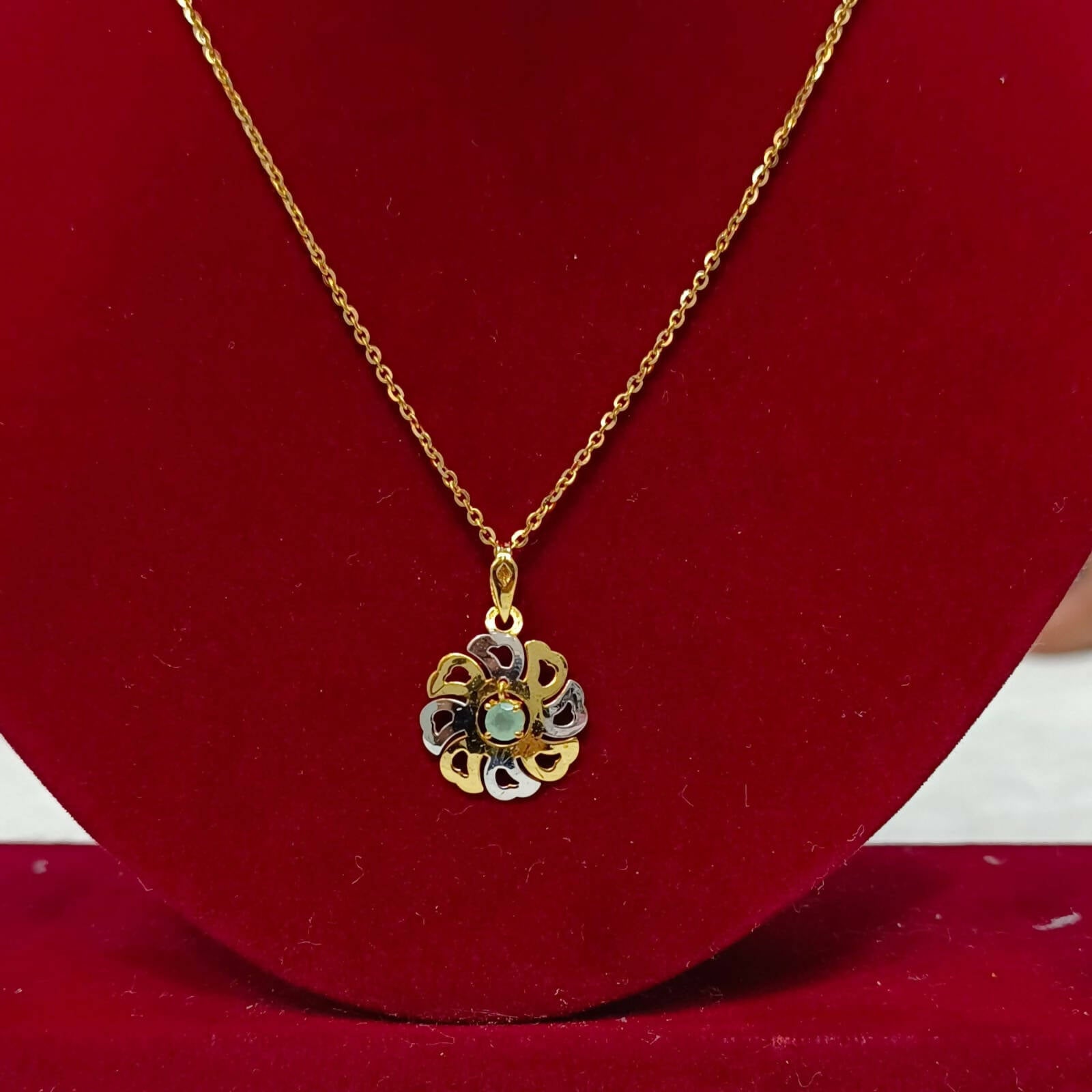 Turkish Italian Gold Pendant Sarafa Bazar India