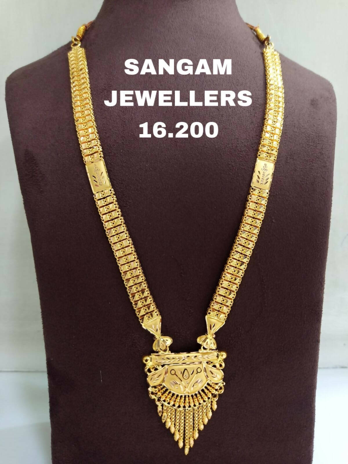 Gold Long Set Sarafa Bazar India