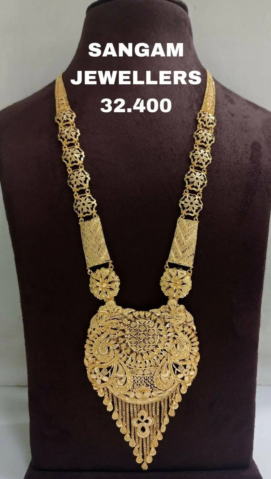 Gold Long Set Sarafa Bazar India