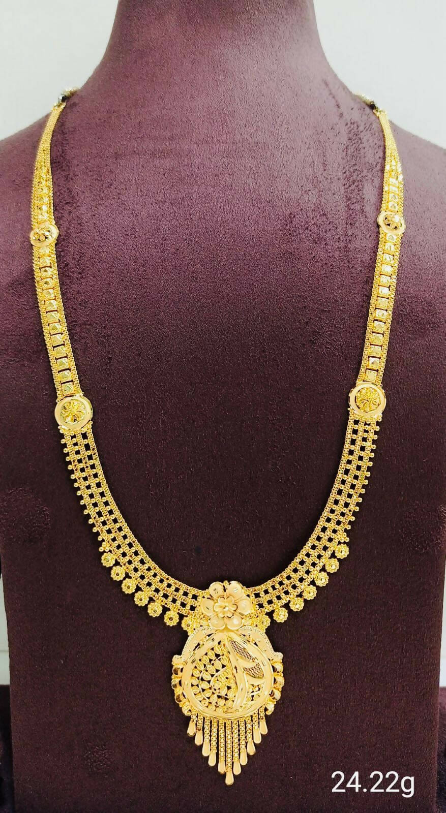 Gold Necklace Sarafa Bazar India