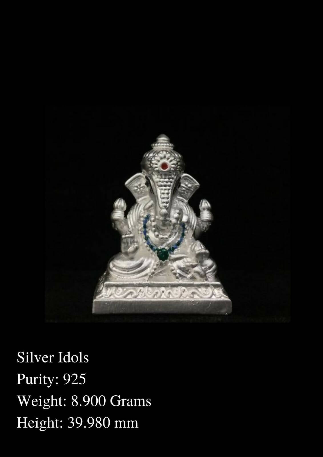 925 Silver Idols Sarafa Bazar India