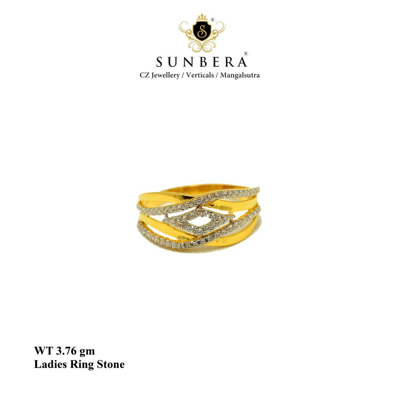 Ladies Stone Ring Sarafa Bazar India