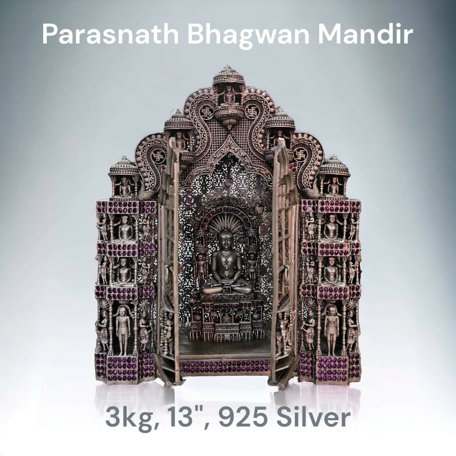 Silver Stone Idol Sarafa Bazar India