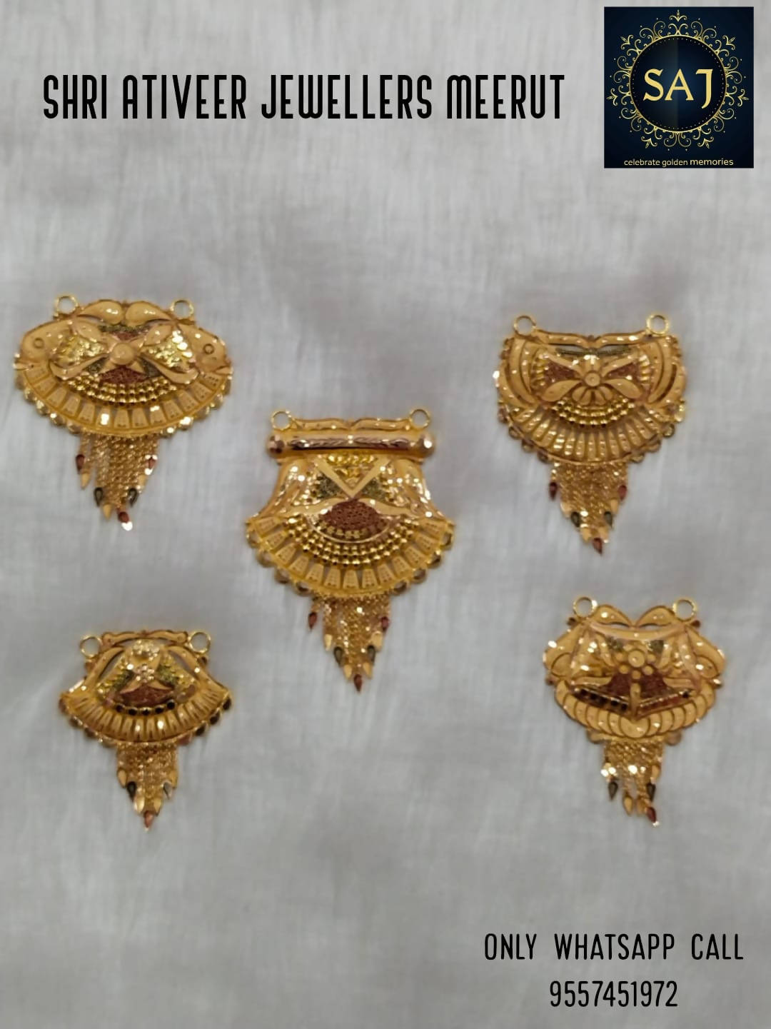 Gold Mangalsutra Pendant